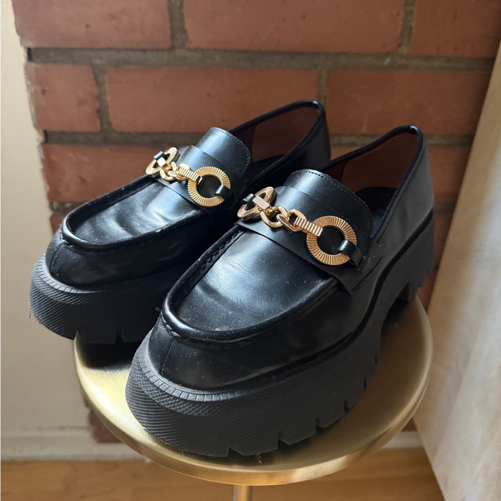 SOLD Zara Platform Loafers